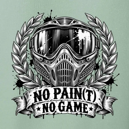 Motiv no paint no game s maskou