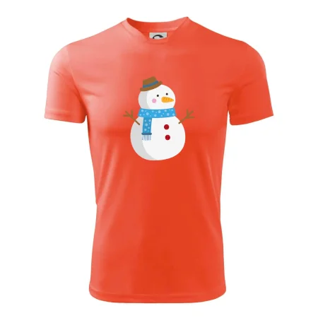 Sněhulák se šálou