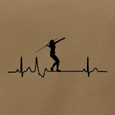 EKG hod oštěpem žena