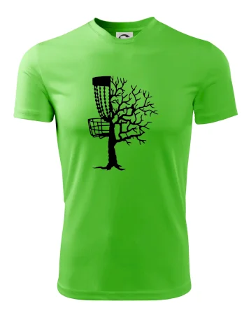 Disc golf pozor strom