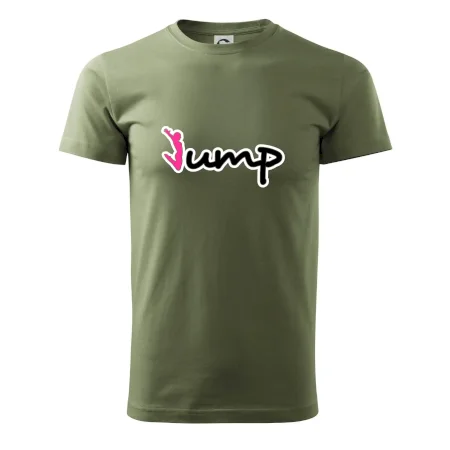 Jump - nápis a panáček