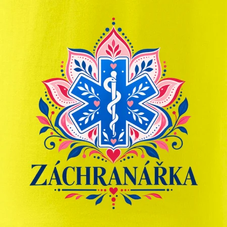 Záchranářka s ornamenty