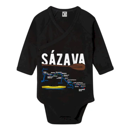 Mapa řeky Sázavy