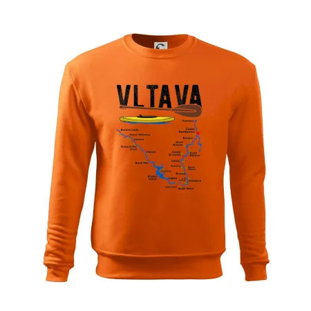 Mapa řeky Vltavy