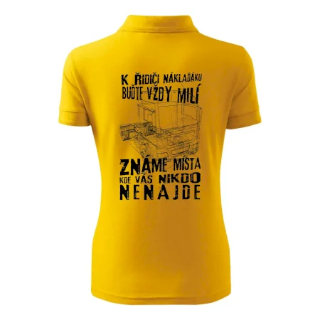 K řidiči náklaďáku buďte vždy milý