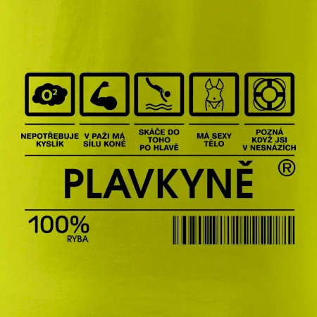 Čárový kód  - Plavkyně