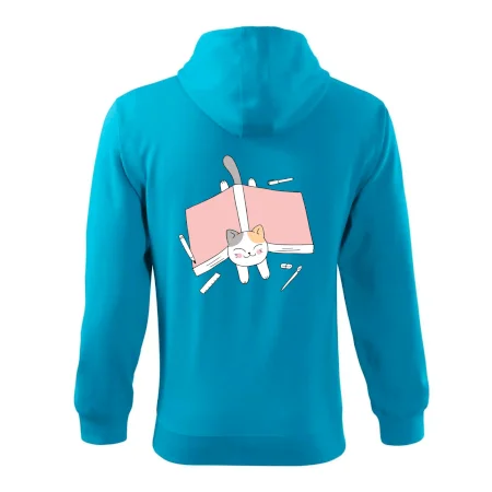 Učení na státnice kočka