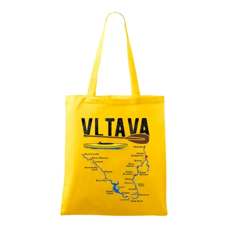 Mapa řeky Vltavy