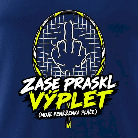 Badminton prasklý výplet