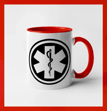 Rescue logo samostatné kulaté
