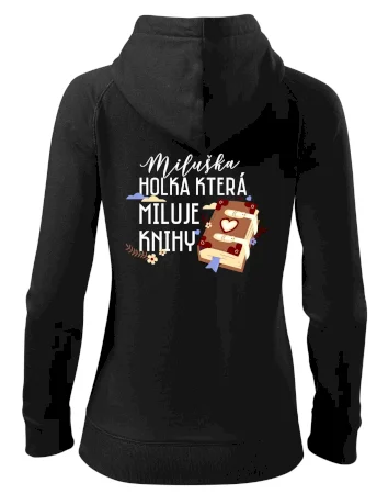 Kniha - Holka, která miluje knihy -  Vaše jméno