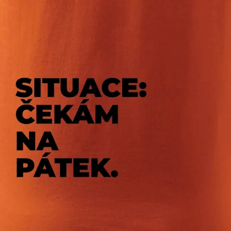 SITUACE:  ČEKÁM NA PÁTEK.