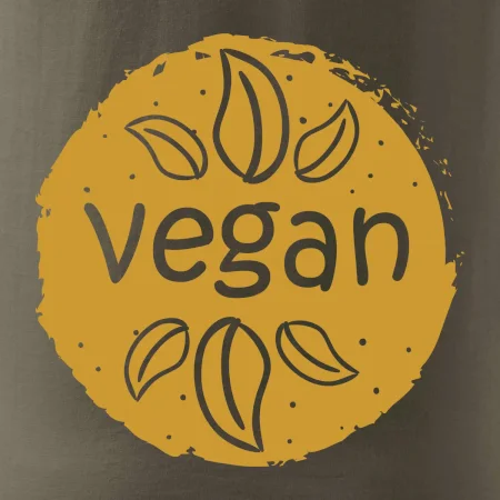 Vegan hnědá kruh