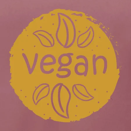 Vegan hnědá kruh