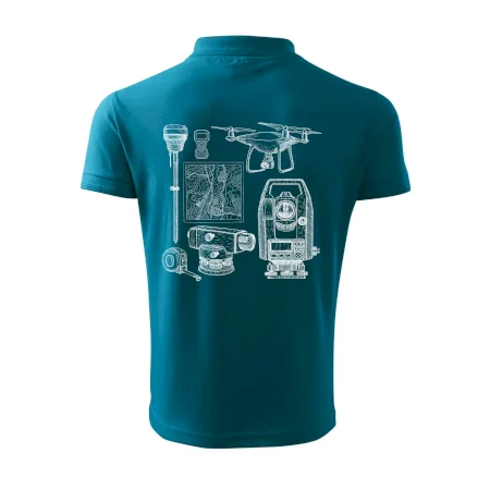 Geodet teodolit dron
