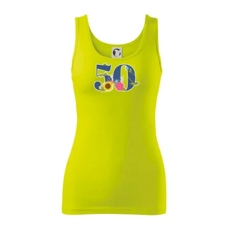 Květinové číslo kreslené - 50