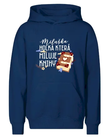 Kniha - Holka, která miluje knihy -  Vaše jméno