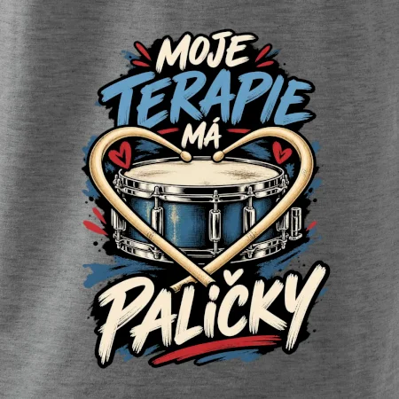 Moje terapie má paličky - srdce bubeníka