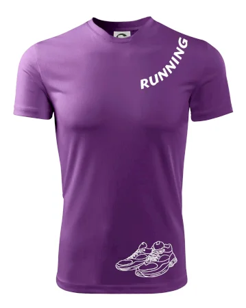 Running nápis šikmo
