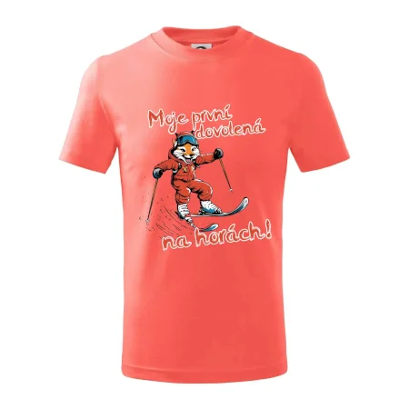 Moje první dovolená na horách hnědá  liška
