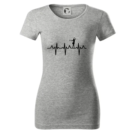 EKG tanečnice salsy