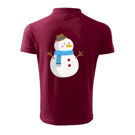 Sněhulák se šálou