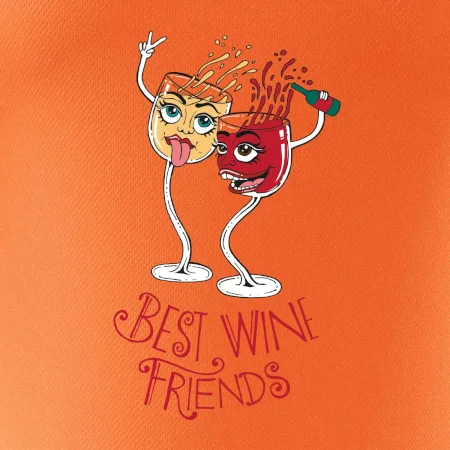 Best wine friends dancing (Pecka design)