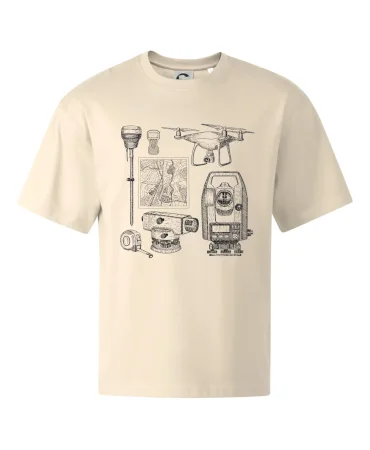 Geodet teodolit dron