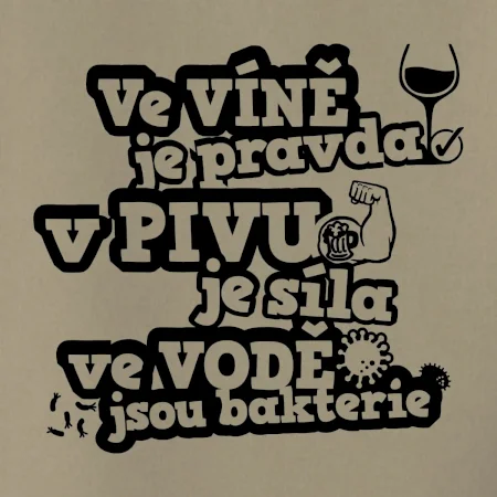 Ve víně je pravda, v pivu síla, ve vodě bakterie