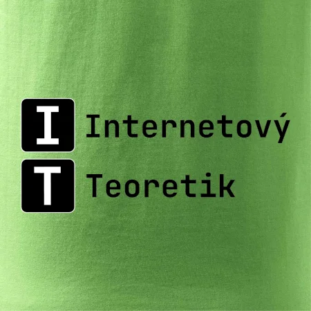 IT Nápis Internetový Teoretik