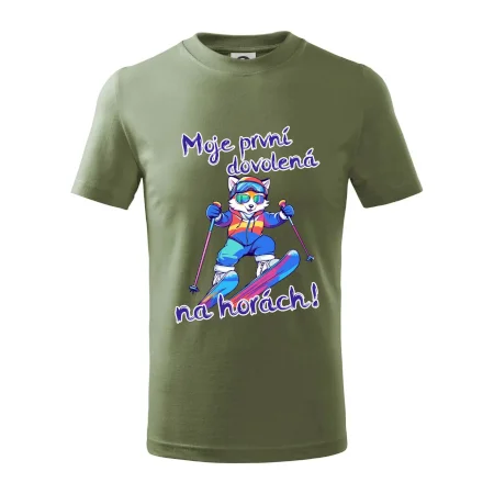 Moje první dovolená na horách modrá liška