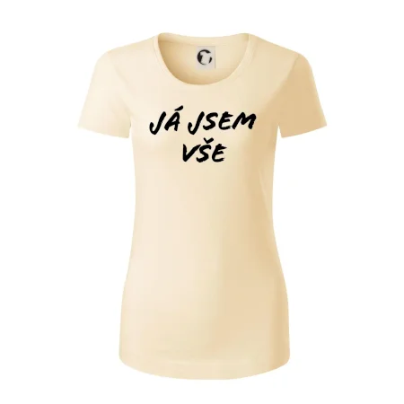 Nápis Já jsem vše!