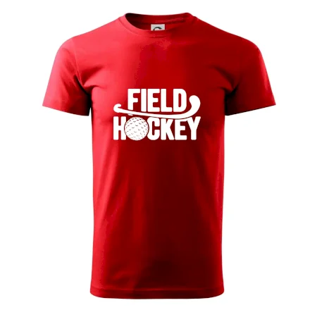 Field hockey míček a nápis