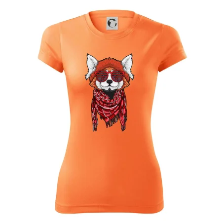 Červená panda hipster