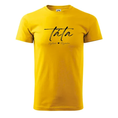 Triko táta psací se jmény dětí