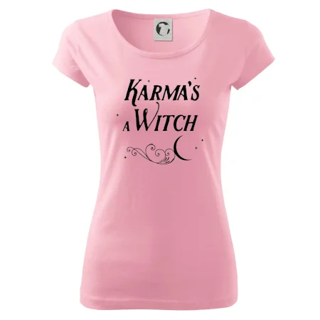Karma's a Witch - nápis