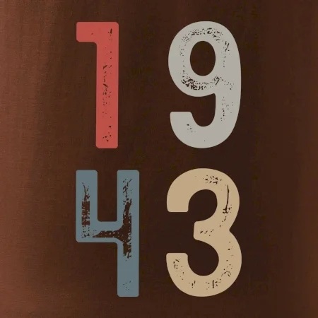 Vintage číslice 1943