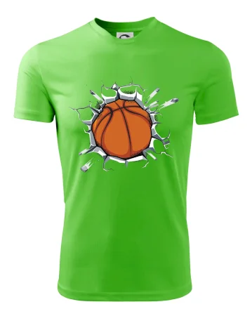 Basketbal míč v triku