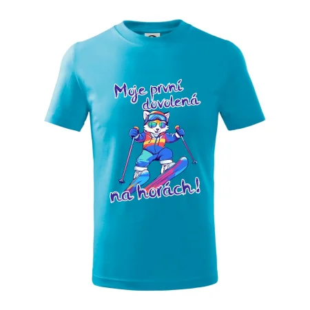 Moje první dovolená na horách modrá liška