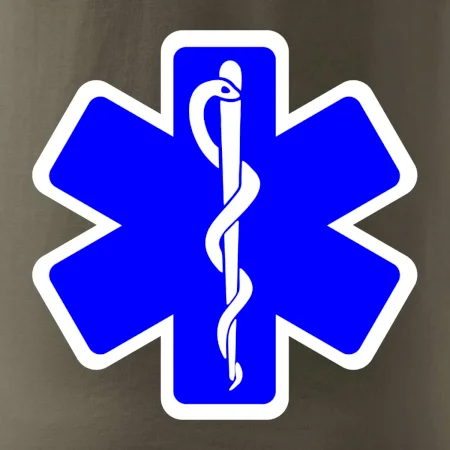 Rescue - Hvězda na prsu +  nápis na zádech