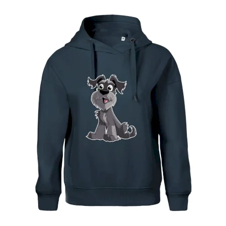 Knírač kreslený sedící