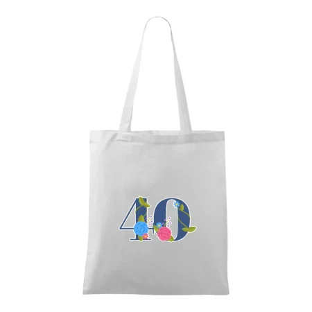 Květinové číslo kreslené - 40