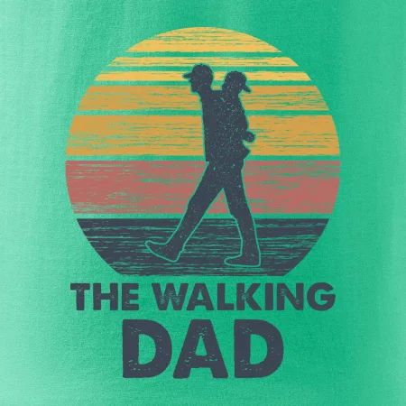 The walking dad - tata s dítětem na zádech
