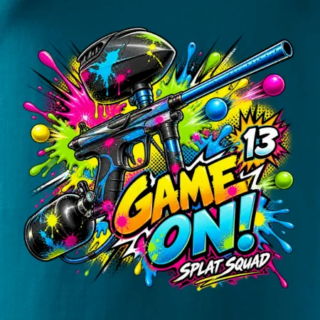 Barevná exploze game on paintball