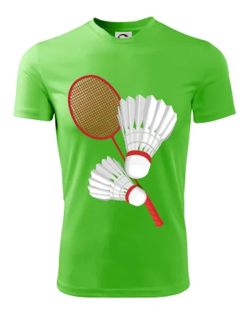 Badminton - pálka a košík