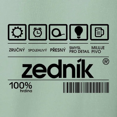 Čárový kód zedník