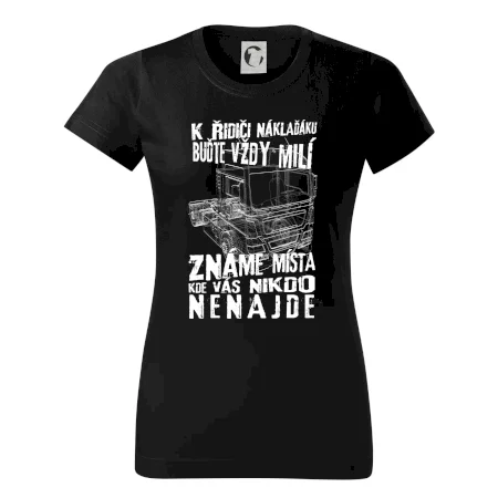 K řidiči náklaďáku buďte vždy milý