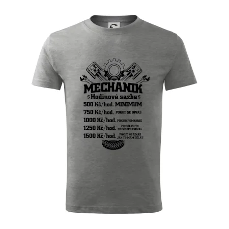 Mechanik - hodinová sazba