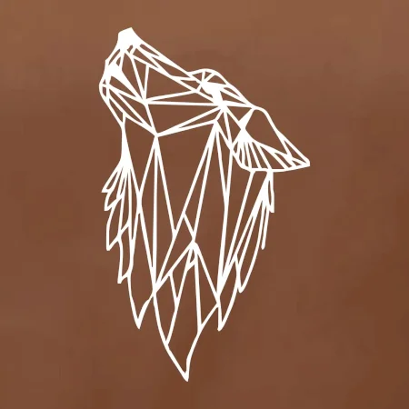 Geometrie - vlk - vyjící
