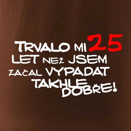 Trvalo mi 25 let než jsem začal vypadat takhle dobře